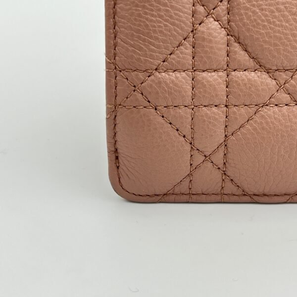 Caro Phone Holder Beige Pouch in Calfskin, Gold hardware - Image 10