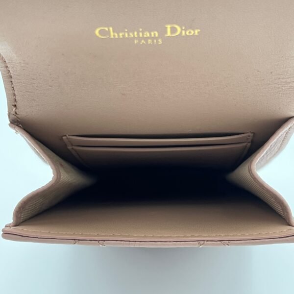 Caro Phone Holder Beige Pouch in Calfskin, Gold hardware - Image 11