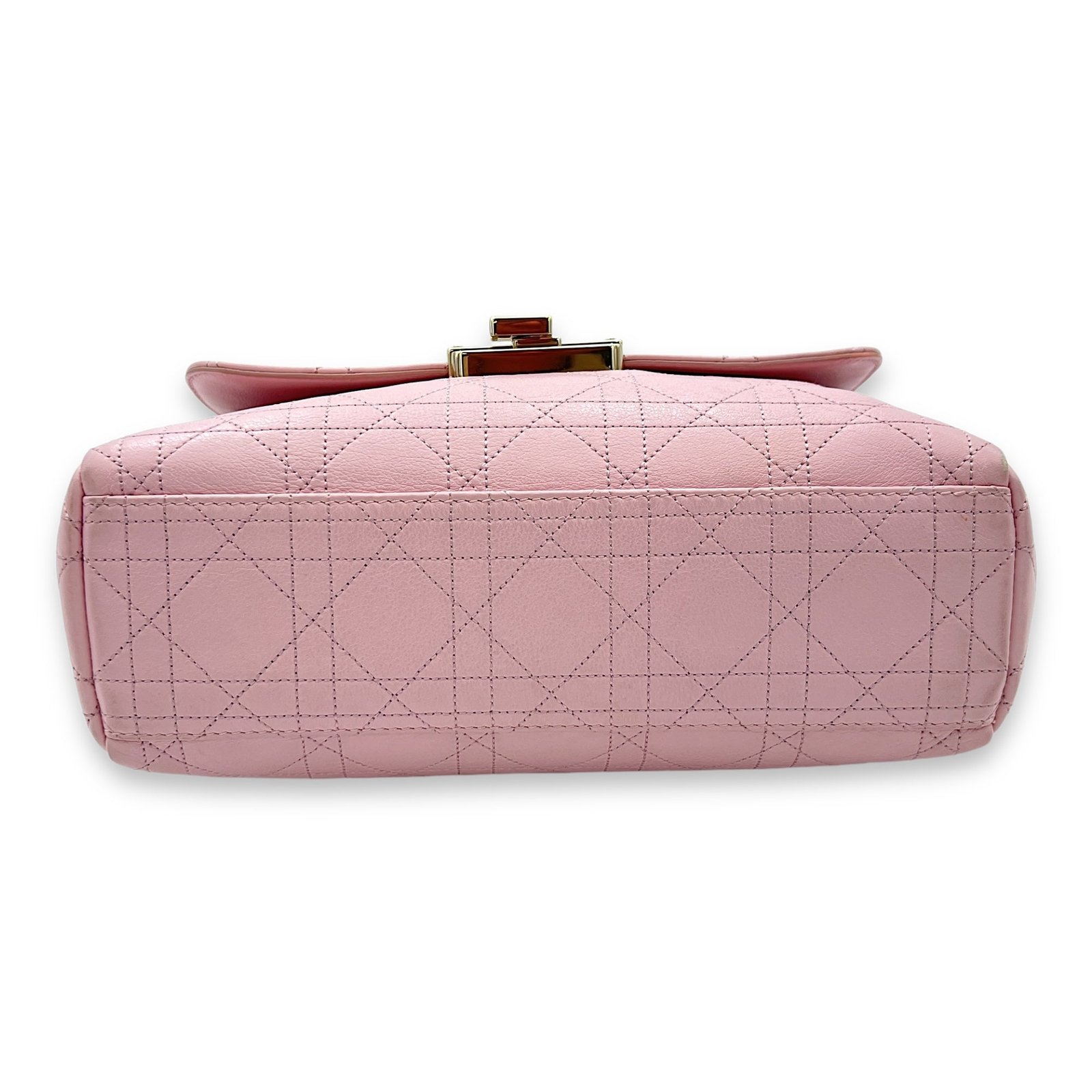 Diorling Flap Shoulder Bag Shoulder bag in Calfskin, Light Gold Hardware - Image 5