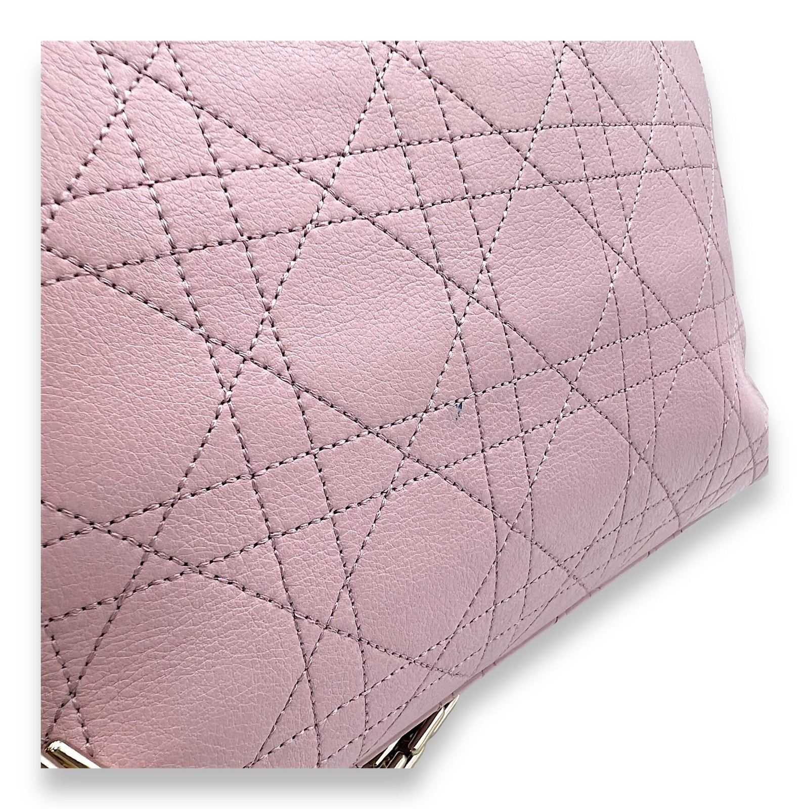 Diorling Flap Shoulder Bag Shoulder bag in Calfskin, Light Gold Hardware - Image 9