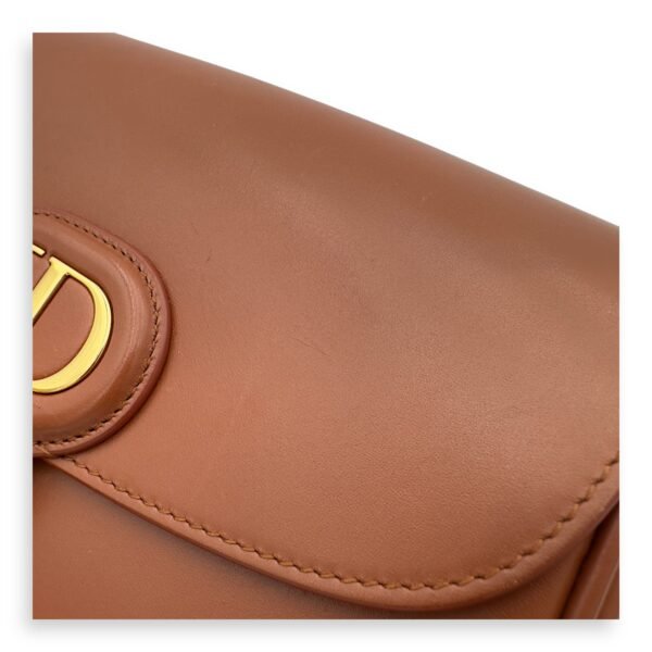 Bobby Shoulder Bag Brown in Calfskin, Gold hardware - Image 10