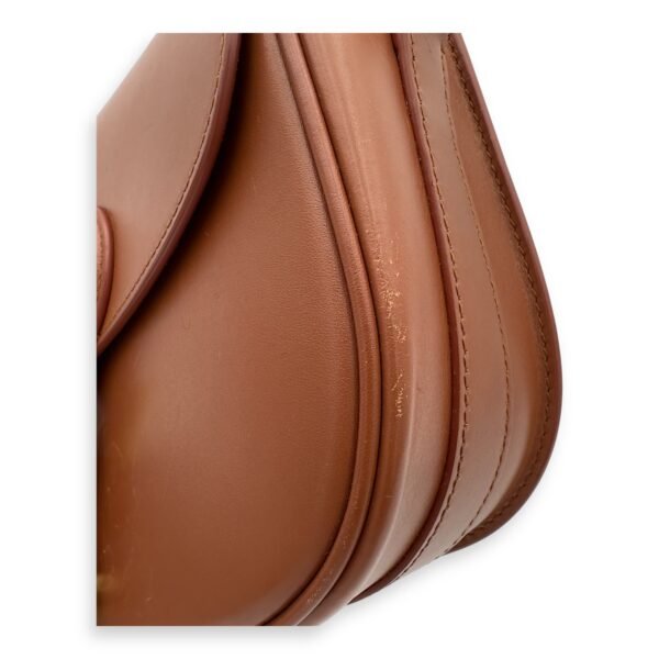 Bobby Shoulder Bag Brown in Calfskin, Gold hardware - Image 18