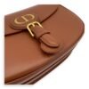 Bobby Shoulder Bag Brown in Calfskin, Gold hardware - Image 20