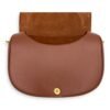Bobby Shoulder Bag Brown in Calfskin, Gold hardware - Image 22