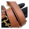 Bobby Shoulder Bag Brown in Calfskin, Gold hardware - Image 25