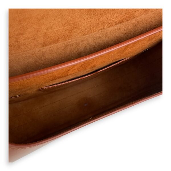 Bobby Shoulder Bag Brown in Calfskin, Gold hardware - Image 7