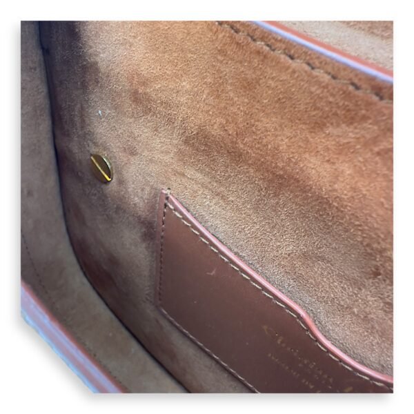 Bobby Shoulder Bag Brown in Calfskin, Gold hardware - Image 9