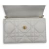 Miss Caro White Crossbody Bag in Calfskin, Gold hardware - Image 16