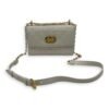Miss Caro White Crossbody Bag in Calfskin, Gold hardware - Image 20