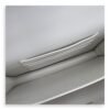 Miss Caro White Crossbody Bag in Calfskin, Gold hardware - Image 7