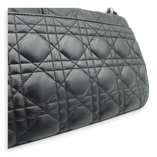 Miss Dior Shoulder Bag Black in Lambskin, Silver hardware - Image 12