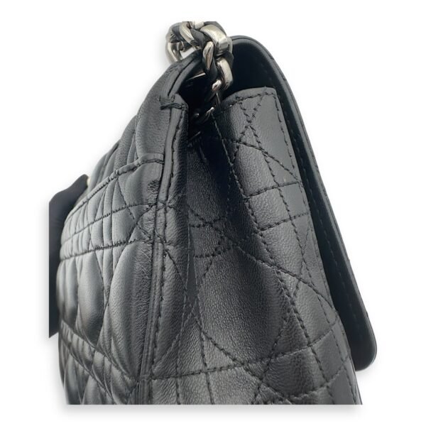 Miss Dior Shoulder Bag Black in Lambskin, Silver hardware - Image 13