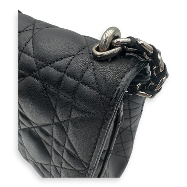 Miss Dior Shoulder Bag Black in Lambskin, Silver hardware - Image 15