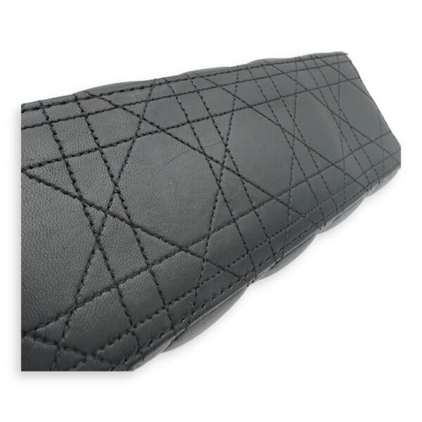 Miss Dior Shoulder Bag Black in Lambskin, Silver hardware - Image 16