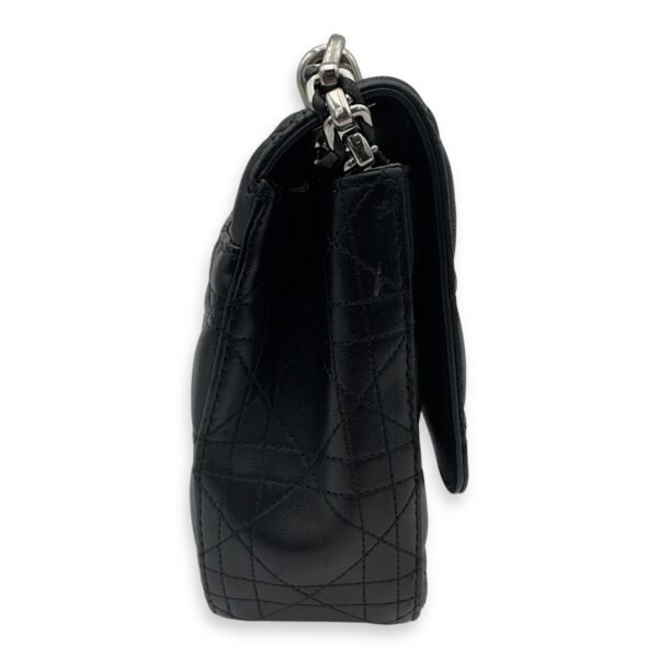 Miss Dior Shoulder Bag Black in Lambskin, Silver hardware - Image 3