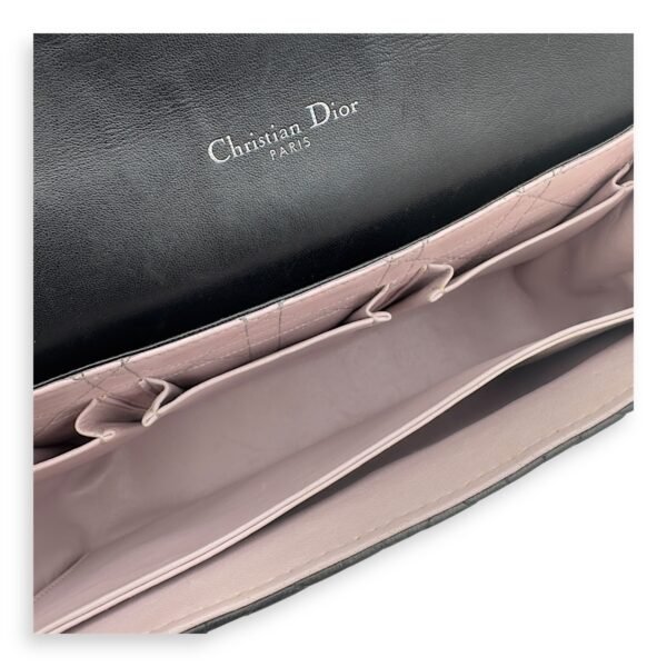 Miss Dior Shoulder Bag Black in Lambskin, Silver hardware - Image 6