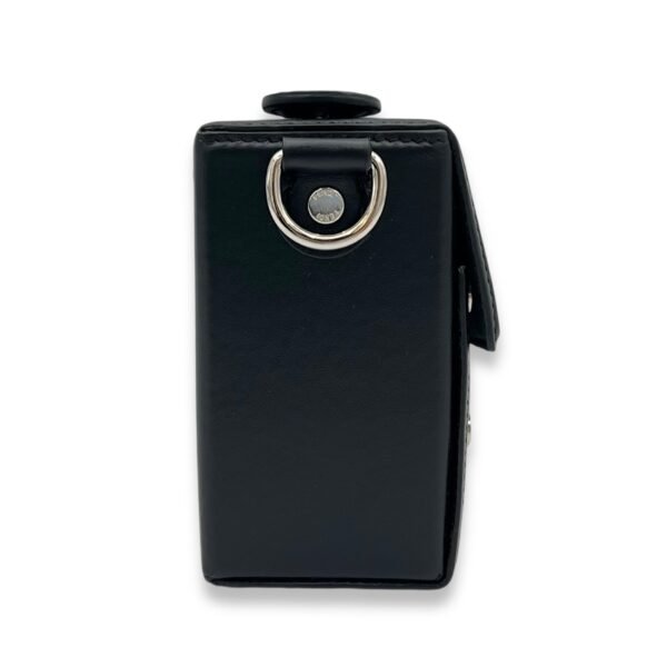 Baguette Box Marc Jacobs Black Crossbody Bag in Calfskin, Silver hardware - Image 3
