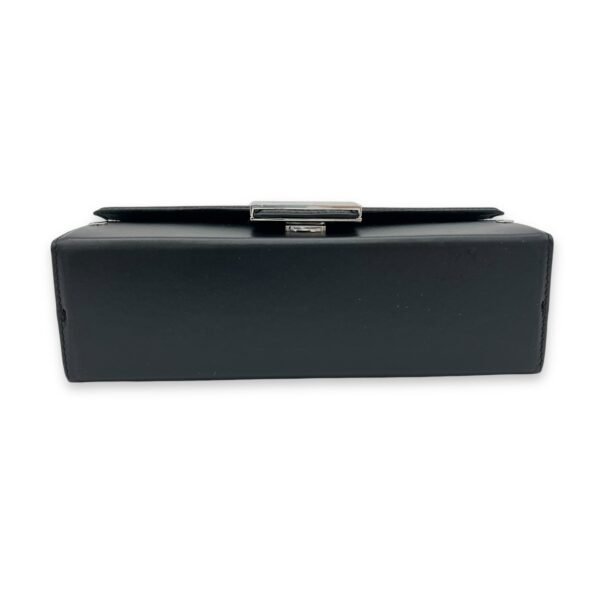 Baguette Box Marc Jacobs Black Crossbody Bag in Calfskin, Silver hardware - Image 5