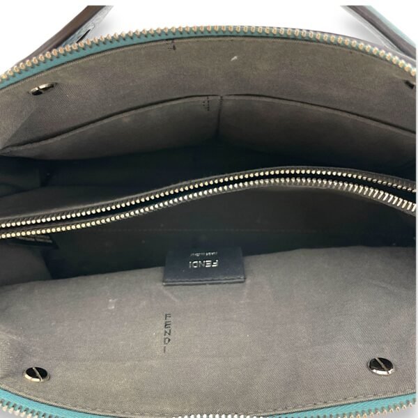 By The Way Top Handle Bag Blue in Calfskin, Gold hardware - Image 11
