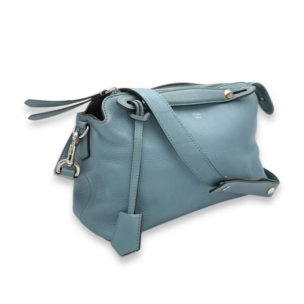 By The Way Top Handle Bag Blue in Calfskin, Gold hardware - Image 3