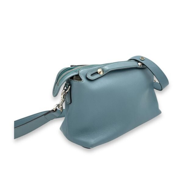 By The Way Top Handle Bag Blue in Calfskin, Gold hardware - Image 4