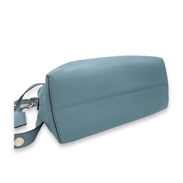 By The Way Top Handle Bag Blue in Calfskin, Gold hardware - Image 5