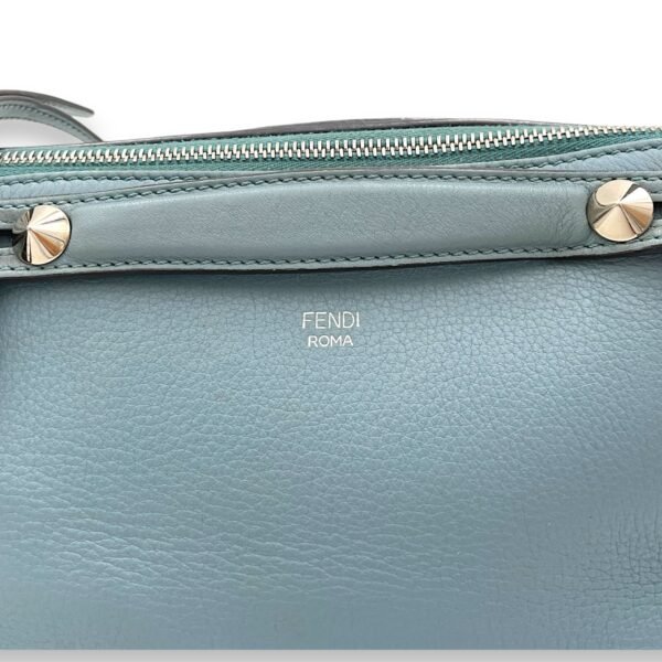 By The Way Top Handle Bag Blue in Calfskin, Gold hardware - Image 7