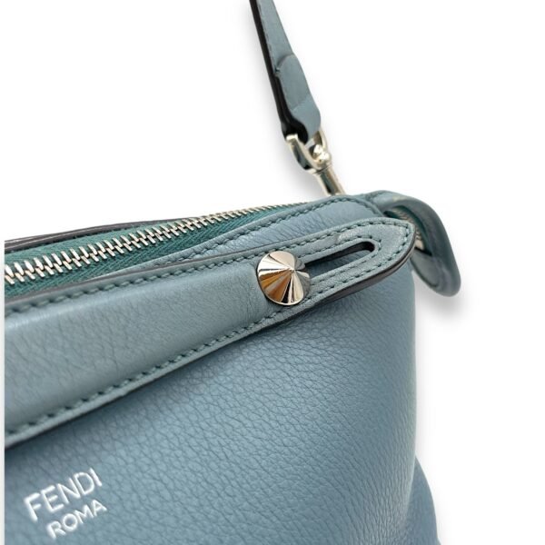 By The Way Top Handle Bag Blue in Calfskin, Gold hardware - Image 9