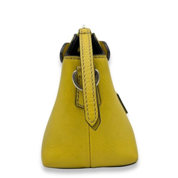 By The Way Yellow Top Handle Bag in Calfskin, Silver hardware - Image 6