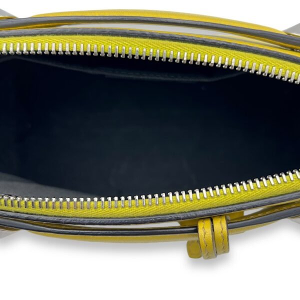 By The Way Yellow Top Handle Bag in Calfskin, Silver hardware - Image 7