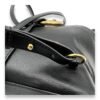 Flap Black Backpack in Calfskin, Gold hardware - Image 10