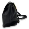 Flap Black Backpack in Calfskin, Gold hardware - Image 4