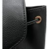 Flap Black Backpack in Calfskin, Gold hardware - Image 7
