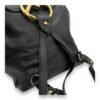 Flap Black Backpack in Calfskin, Gold hardware - Image 9