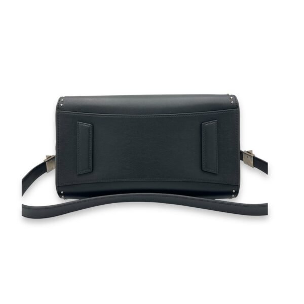 Antigona Medium Black Top Handle Bag in Calfskin, Silver hardware - Image 5