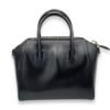 Antigona Small Black Top Handle Bag in Calfskin, Silver hardware - Image 2