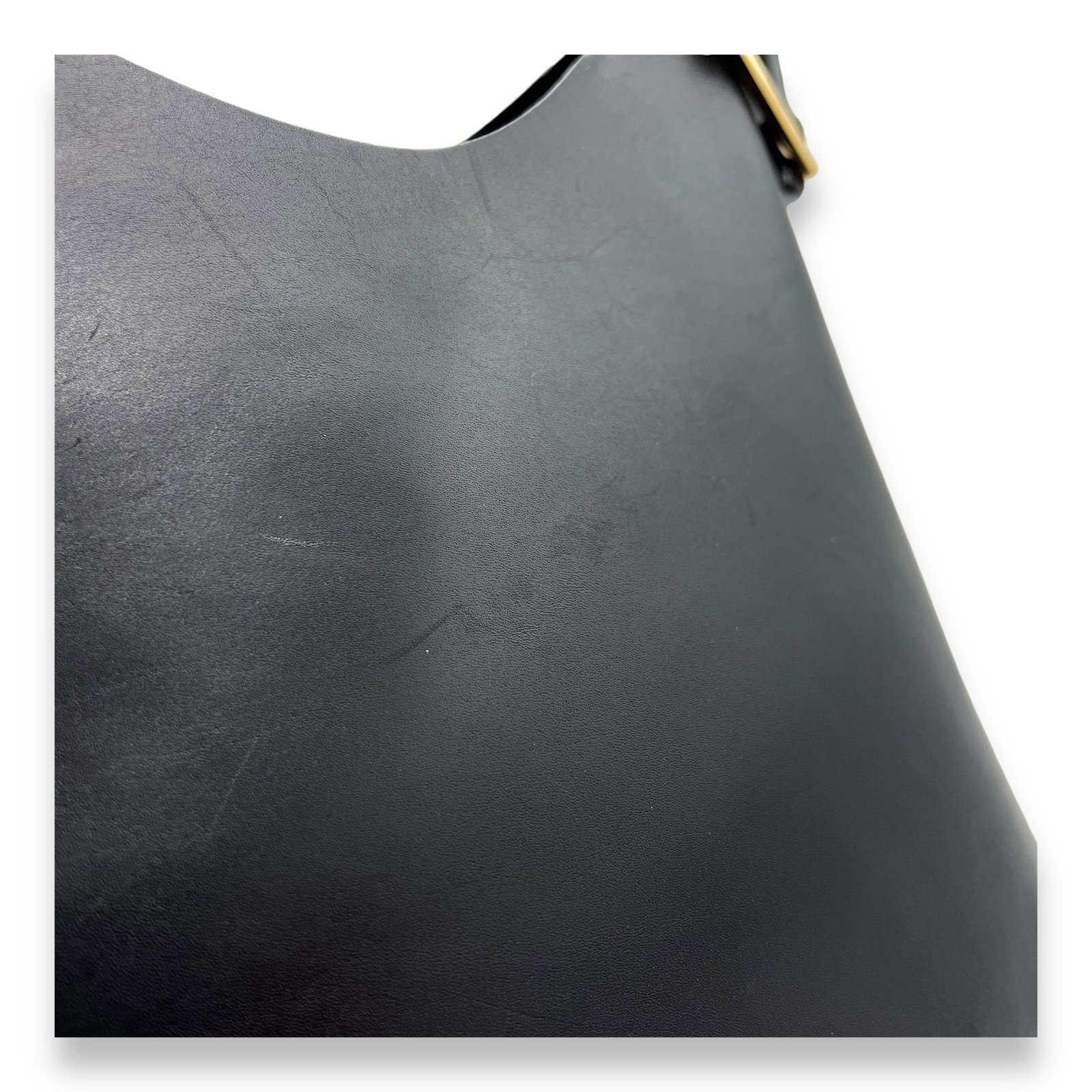 Bamboo Top Handle Bag Black in Calfskin, Gold hardware - Image 6