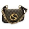 Blondie Shoulder Bag Brown in Monogram Coated Canvas, Gold hardware - Image 10