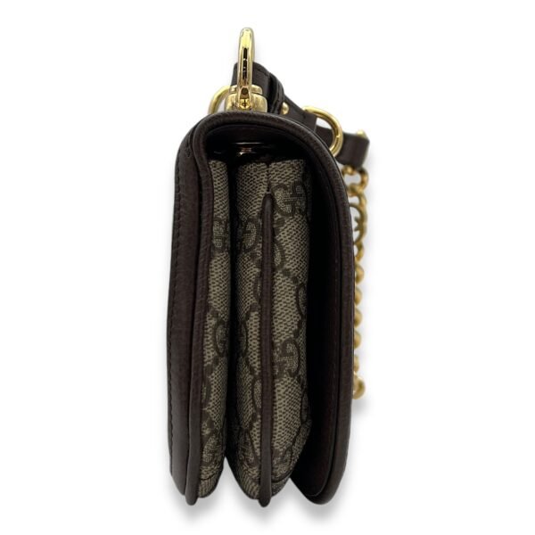 Blondie Shoulder Bag Brown in Monogram Coated Canvas, Gold hardware - Image 3