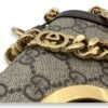 Blondie Shoulder Bag Brown in Monogram Coated Canvas, Gold hardware - Image 9