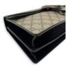 Dionysus Small Black Shoulder Bag in Coated Canvas, Silver hardware - Image 11