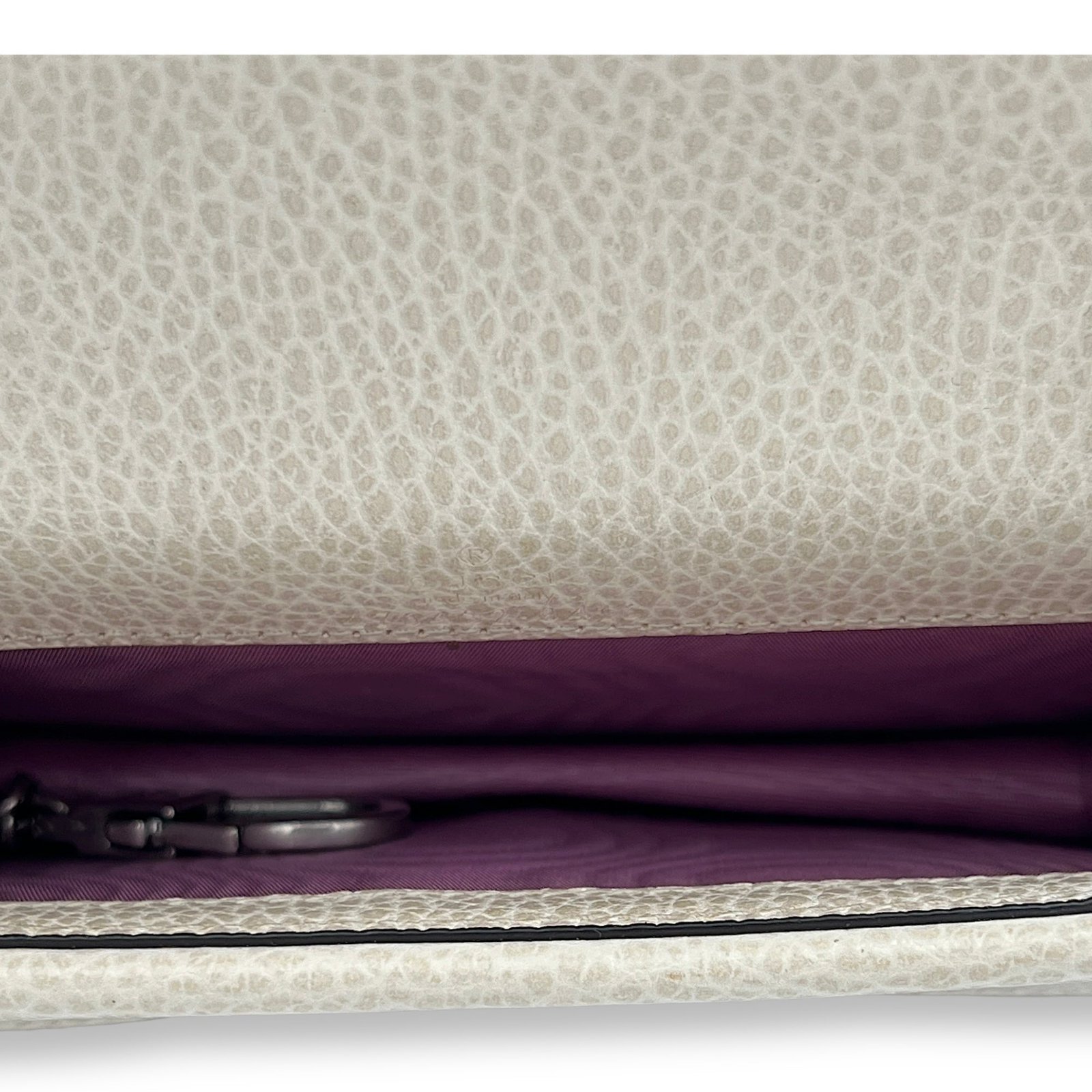 Dionysus Super Mini Shoulder bag in Calfskin, Silver Hardware - Image 11