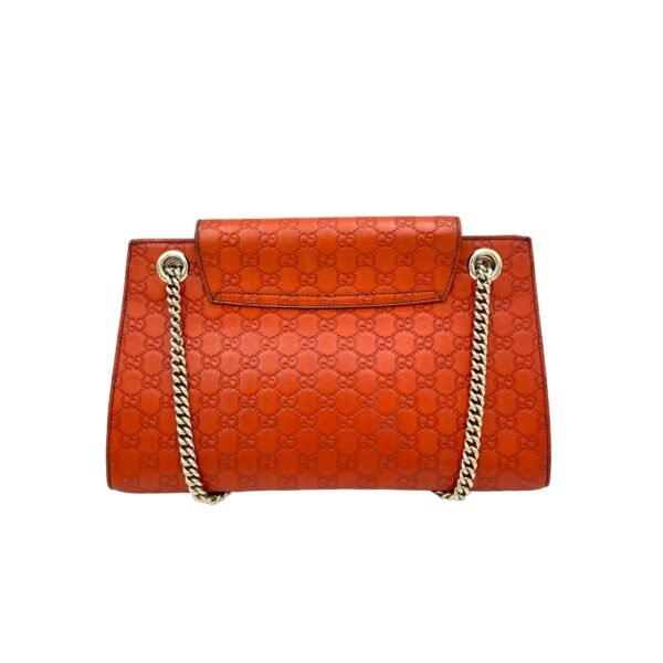 Emily Large Orange Shoulder Bag in Guccissima Leather, Gold hardware - Image 2