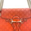 Emily Large Orange Shoulder Bag in Guccissima Leather, Gold hardware - Image 7
