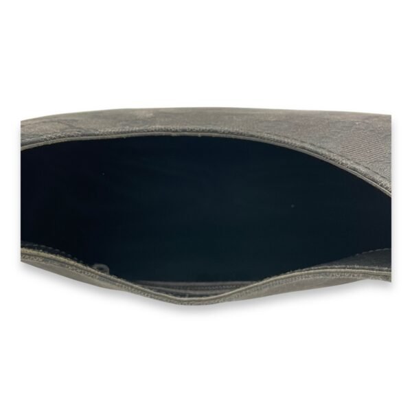 GG Bamboo Black Top Handle Bag in Canvas, Gunmetal hardware - Image 11