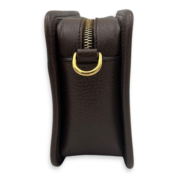 GG Jumbo Crossbody Bag Brown in Canvas, Gold hardware - Image 3