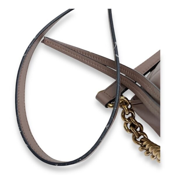 GG Marmont Small Crossbody bag in Calfskin, Gold Hardware - Image 10