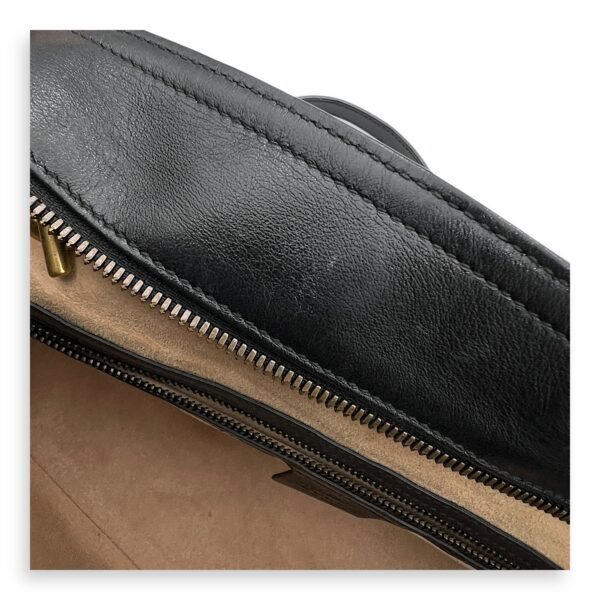 GG Marmont Tote Bag Black in Calfskin, Gold hardware - Image 10