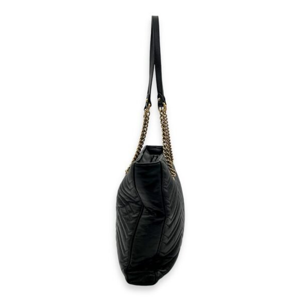 GG Marmont Tote Bag Black in Calfskin, Gold hardware - Image 2