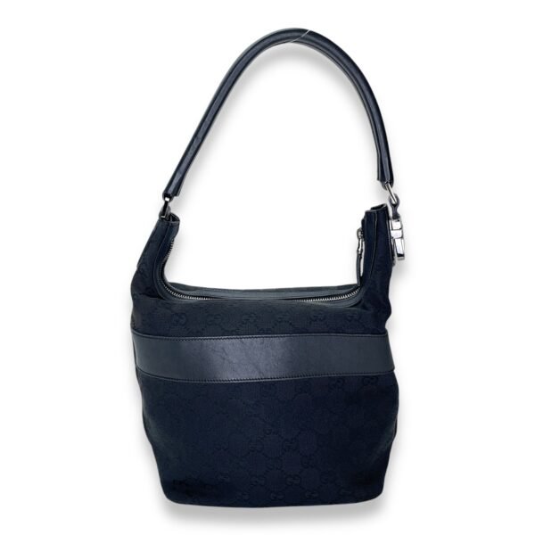 GG Monogram Shoulder bag in Canvas, Silver Hardware - Image 2